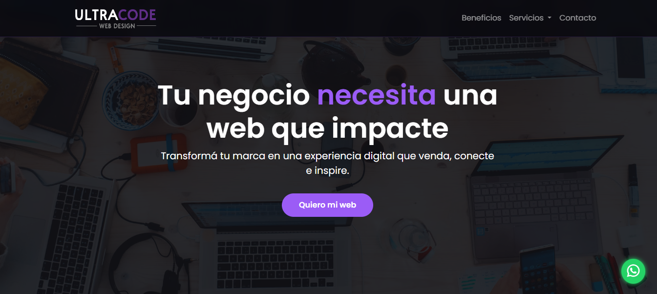 Ultra Code: web profesional para negocios en Argentina